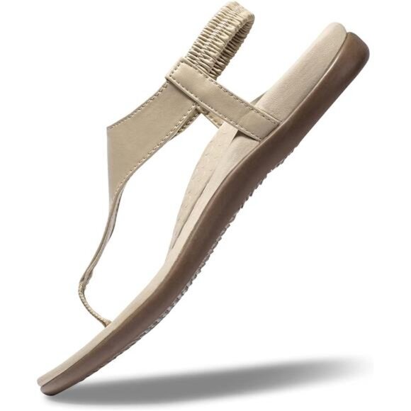 Womans Sandals Flip Flop with Orthotic For Flat Feet Plantar Fasciitis Arch - Picture 4 of 8